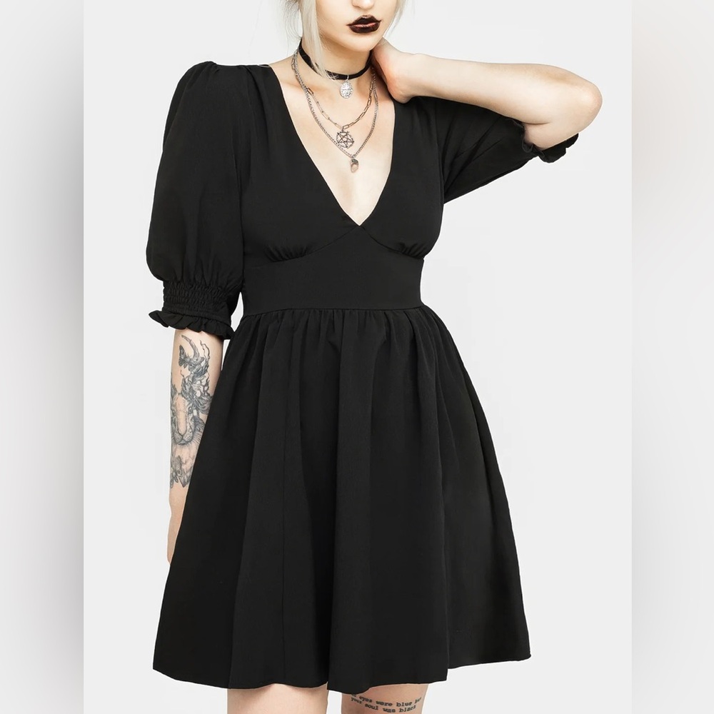 Disturbia Divination Textured Mini Dress